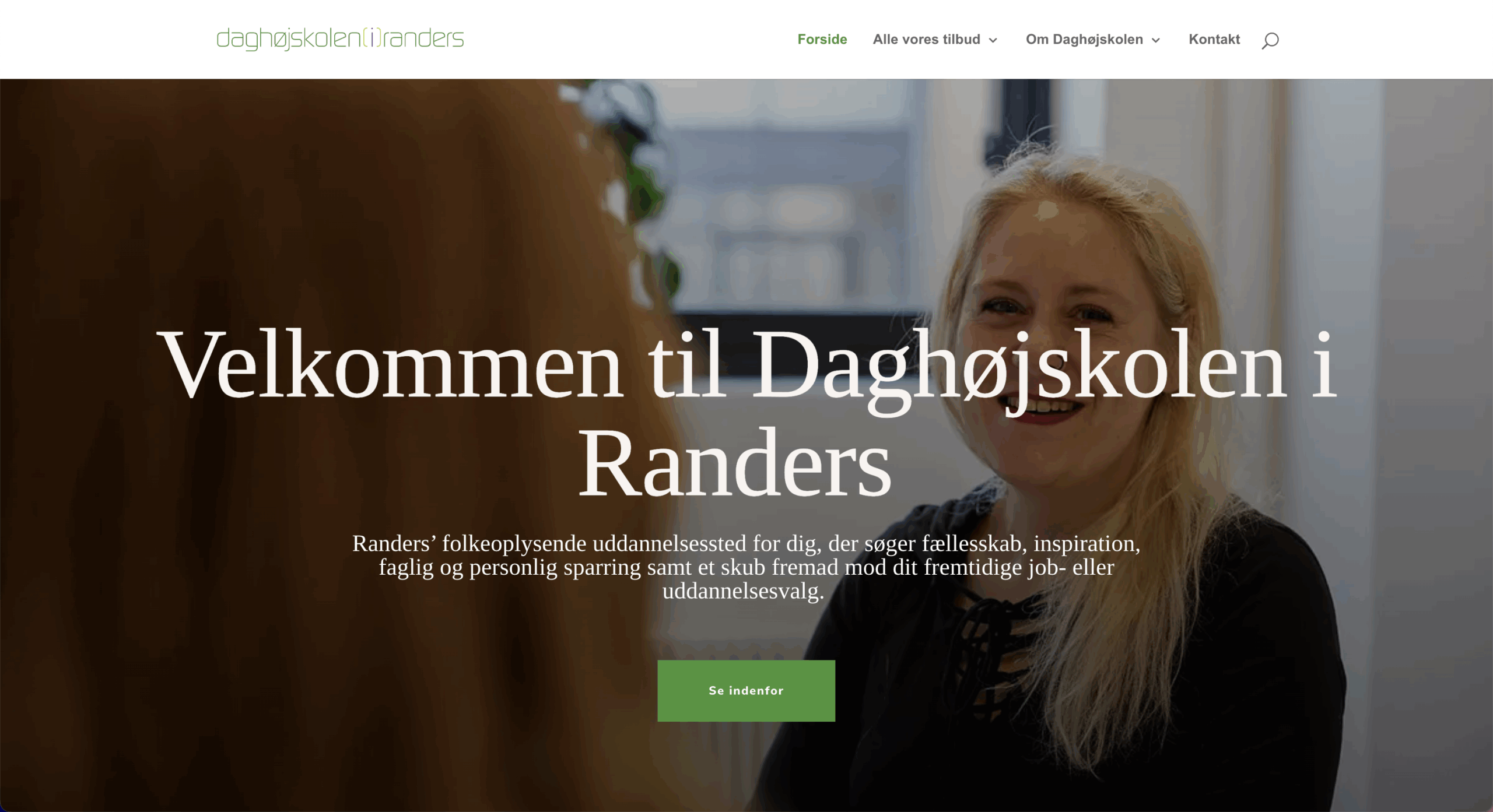 sanders it service hjemmeside forside